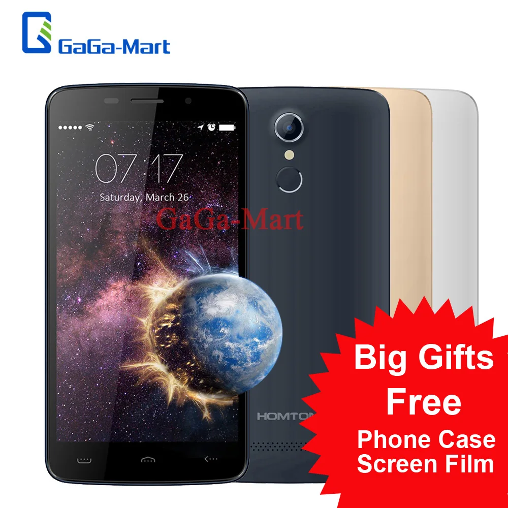 bilder für Original HOMTOM HT17 4G Smartphone Android 6.0 MTK6737 Quad Core 1 GB RAM 8 GB ROM 8.0MP Fingerabdruck 5,5 "handy bilder für Original HOMTOM HT17 4G Smartphone Android 6.0 MTK6737 Quad Core 1 GB RAM 8 GB ROM 8.0MP Fingerabdruck 5,5 "handy