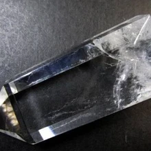 > природной прозрачный кварцевый кристалл Точка Polished Исцеление