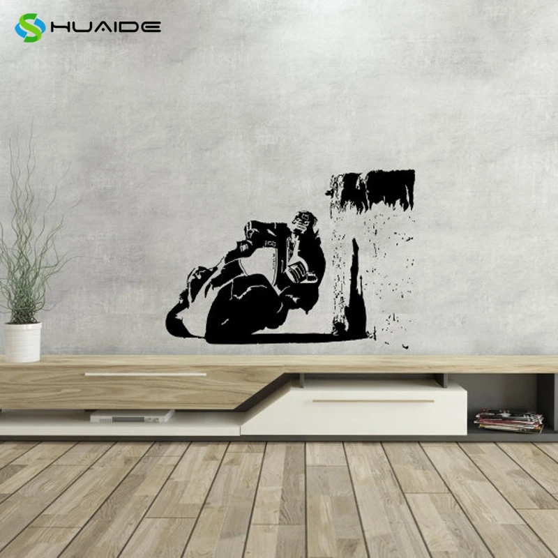 

Wheeling Motorcycle Free Style Run Streetbike Vinyl Wall Decal Wall Stickers Bedroom Decoration Home Decor Stickers Muraux A73