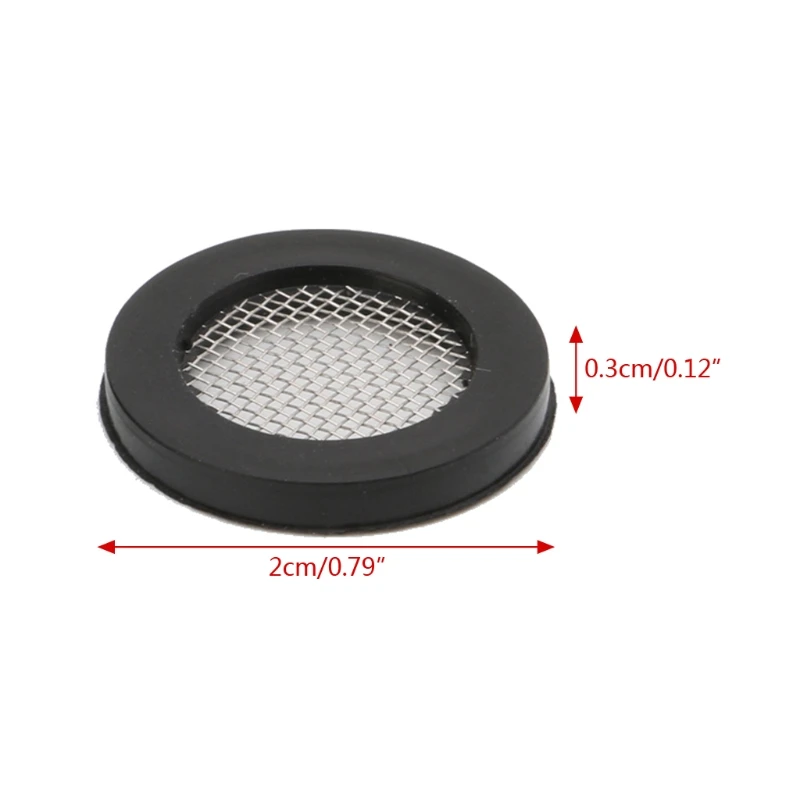 Gjyia 20pcs Seal O-Ring Hose Gasket Flat Rubber Washer Filter Net for Faucet Grommet