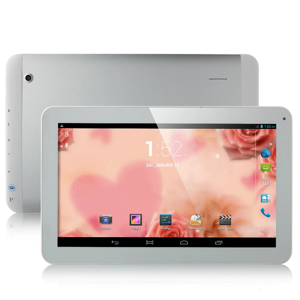 

Free Shipping Boda Silver Android 4.4 2G/3G Cell Phone GPS MTK8382 Quad Core 10.1 Inch IPS Screen WCDMA 8GB Bluetooth