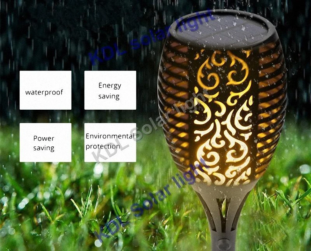 

3pcs/lot Promotion off30 Solar 96LEDs Lawn Dancing flame Torch Lights radar 3 working mode vs 55/48/38/20 led 96 LED Solar Night