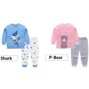 Детские пижамы; комплект одежды для сна для мальчиков и девочек; детский пижамный комплект с героями мультфильмов; Милый хлопковый Пижамный костюм для мальчиков; Одежда для мальчиков - Цвет: Item 6