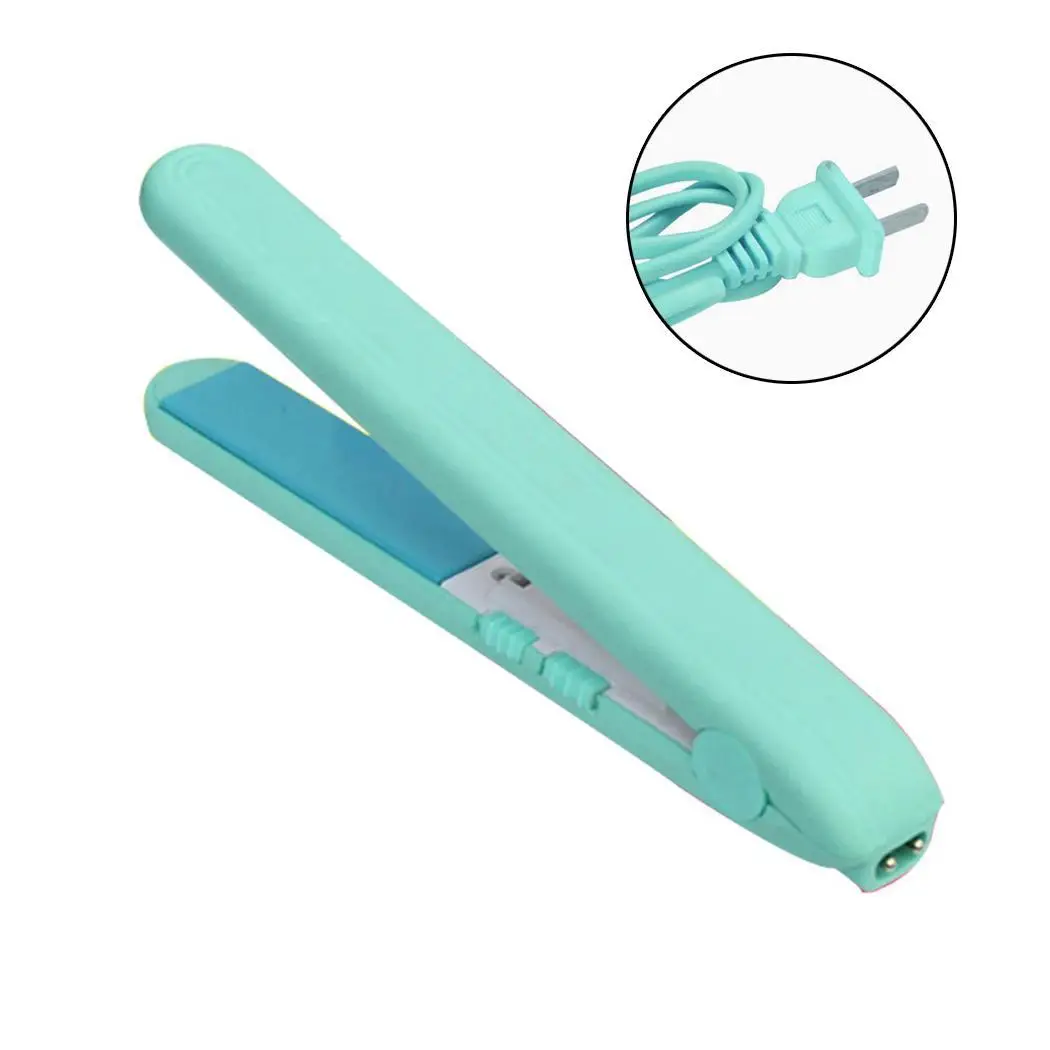 

Dry Wet Dual Use Electric Hair Straightener Curler Household Portable Ironing Hair Splint Tool DIY Straight Curl Hairstyle