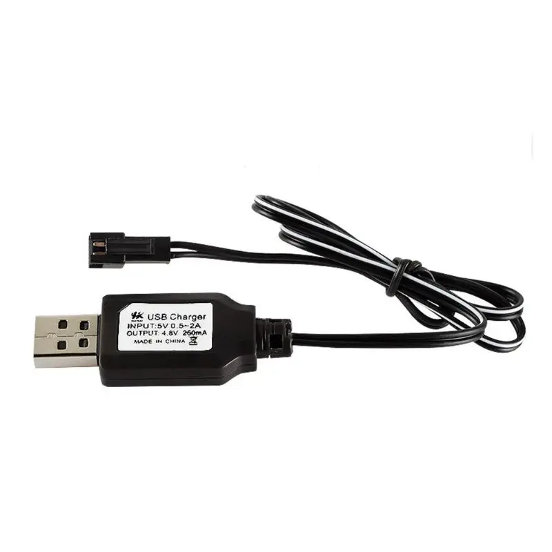 1 шт. зарядный кабель, зарядное устройство USB, Ni-Cd Ni-MH аккумуляторы, SM-2P адаптер, 4,8 В мА, игрушечные машинки