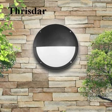 Thrisdar 18 Вт современный балкон вилла крыльцо настенный светильник Открытый водонепроницаемый садовый забор патио настенный светильник наружный крыльцо Светильник