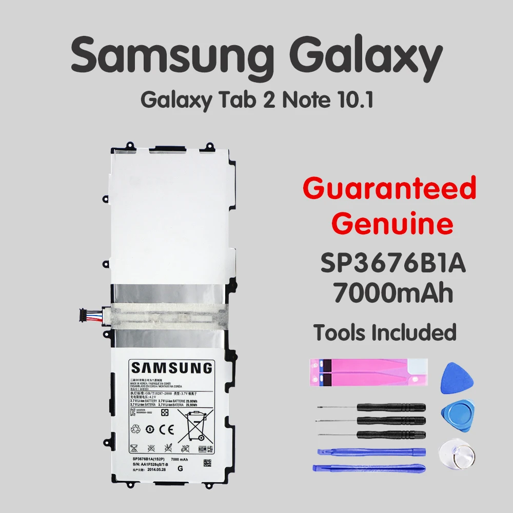 Планшет Батарея SP3676B1A для samsung Galaxy Note 10,1 GT-N8000 N8010 N8013 N8020 P7500 GT-P7510 P5100 натуральная Batteria