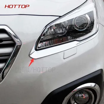 

2PCS Headlight Trims For Subaru Outback 2015 2016 ABS Chromium Headlights Eyelid Cover Trim Exterior Decoration CAR Styling
