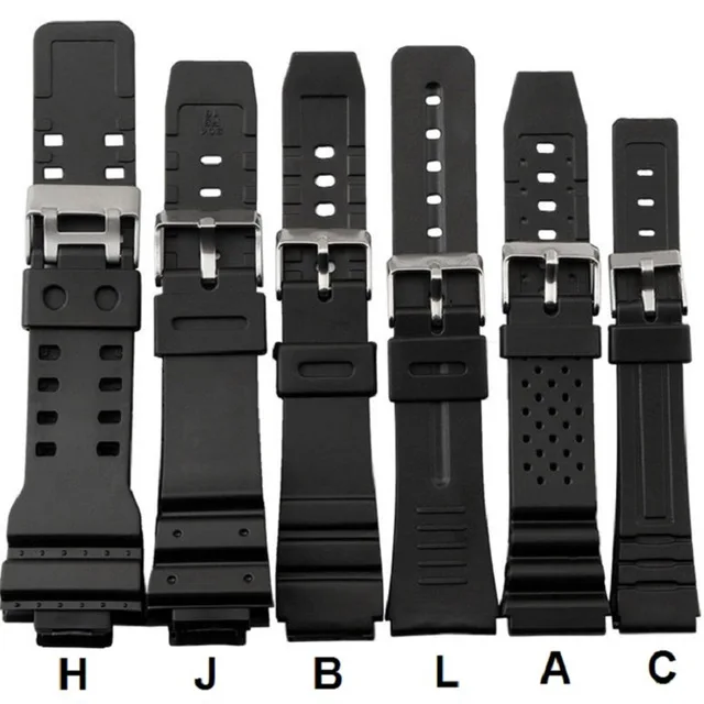Bracelet montre en silicone disponible de 18 à 22mm