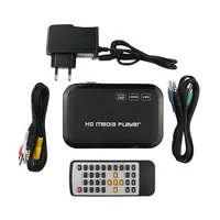 1080p Full HD HDMI Media Player H.264 MKV HDD HDMI Media Player Center USB OTG SD AV TV AVI RMVB RM HD601 Free shipping