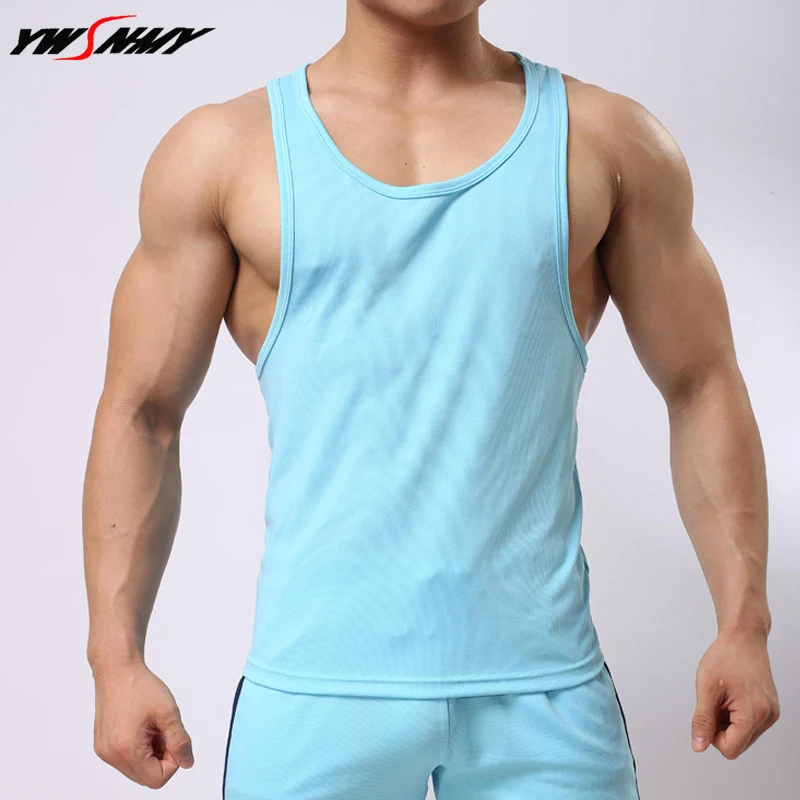 Мужская повседневная жилетка с круглым вырезом летняя майка с бретелями мужской бодибилдинг без рукавов жилет спортивная одежда фитнес Сексуальная мужская одежда