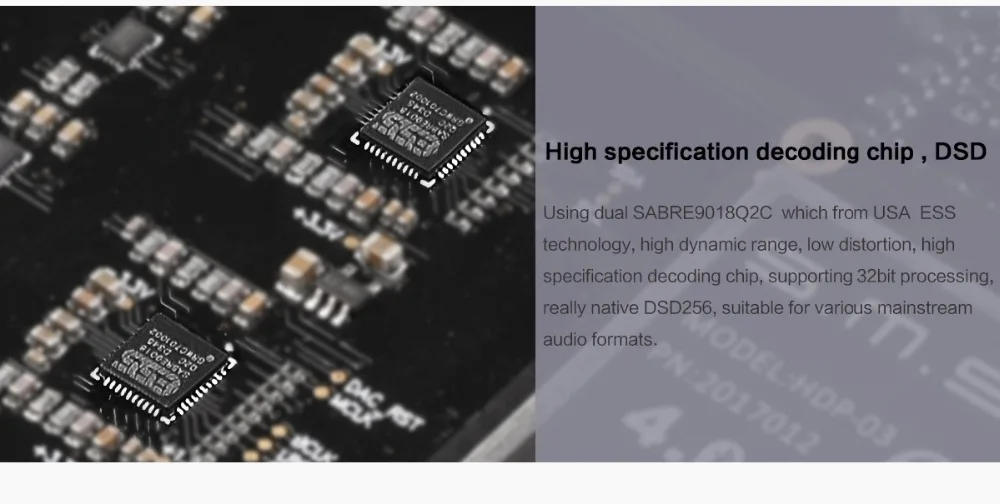 SMSL DP3 Hi-Res цифровой плеер ES9018Q2C ЦАП чип 32 бит/384 кГц DSD256 двухсторонний Bluetooth/wifi/DLAN вход