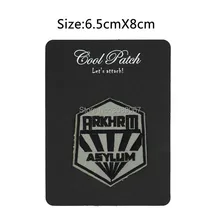 Бэтмен: лечебница Аркхэм санатории ТВ фильм с нашивкой в виде логотипа, термоклейкая заплата гот, панк, рокабилли Заказная заплата