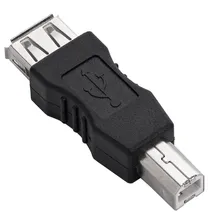 Adaptador de Impressora USB USB 2.0 Tipo A Fêmea para USB B Macho Impressão Plugue Conversor para AF BM Conector para scanner de Impressora de computador