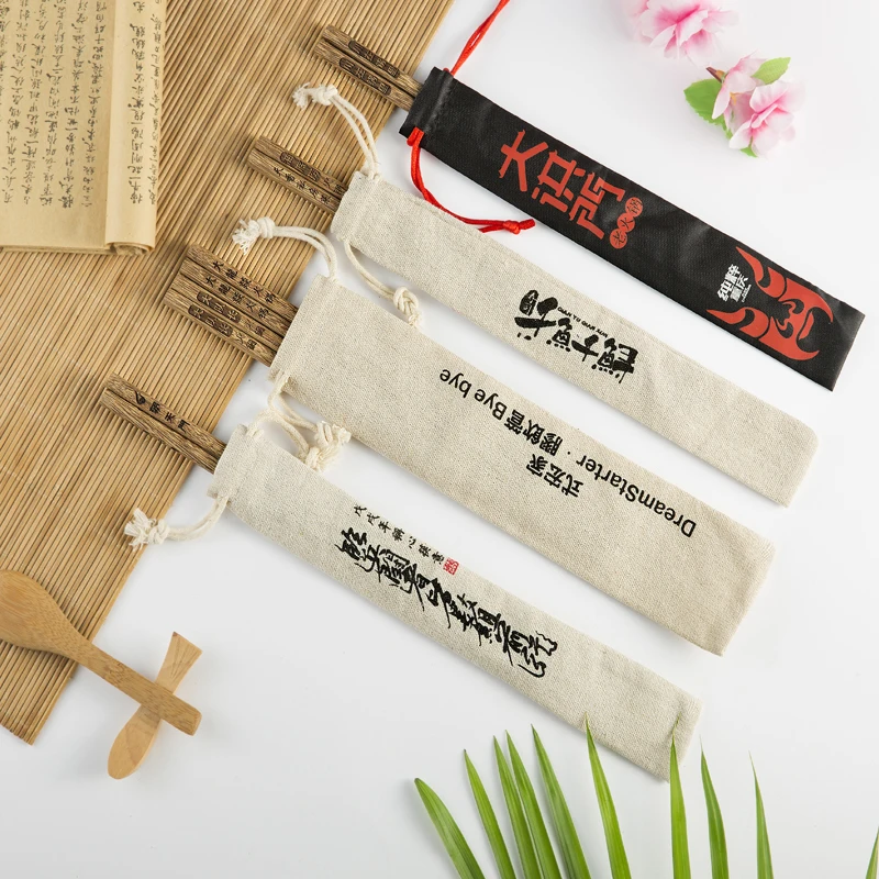 Upors 100 пар палочки для еды китайские палочки из натурального дерева корейские ручной работы многоразовые палочки для суши набор оптовый Пользовательский логотип