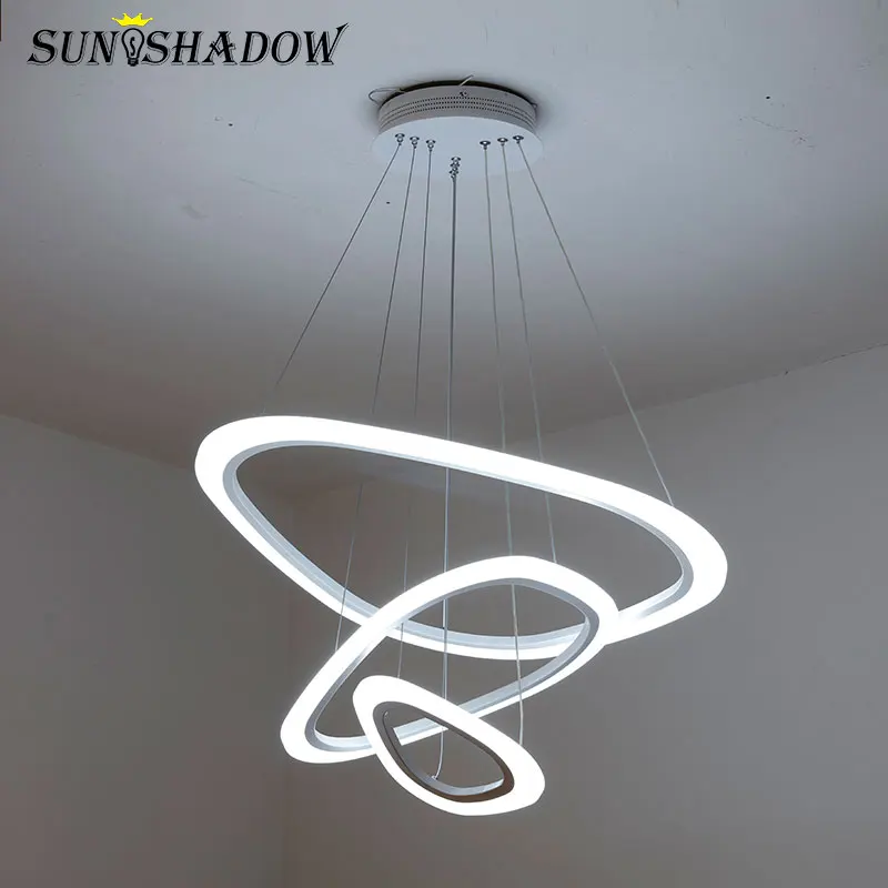  Luminaires Modern Led Pendant Light For Dining room Living room Kitchen Hanging Lamps White Led Pen - 32854548592