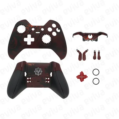 Запасные части для Xbox One Elite контроллер оболочки бампера чехол кнопки ручки для Gears of War - Цвет: Standard Shell