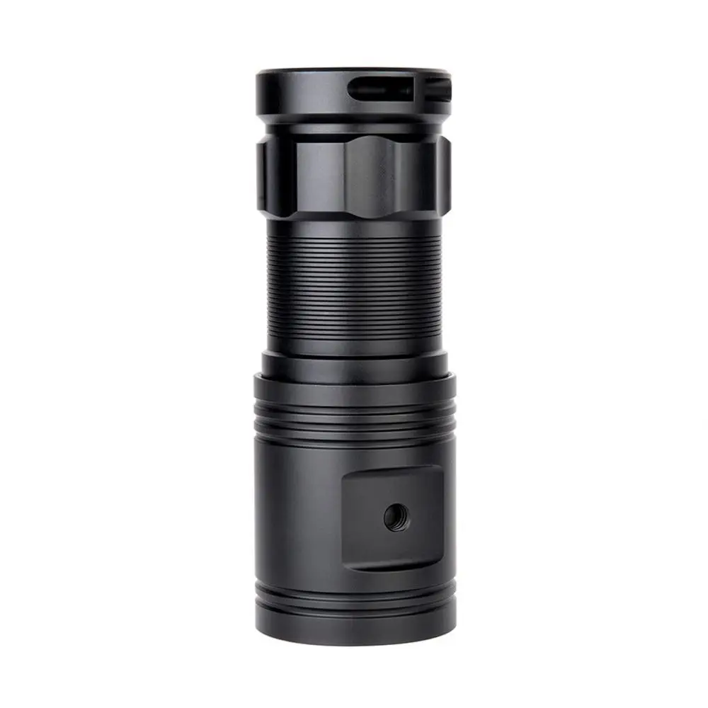 

1PC super bright 2350 lumens 100 meters diving depth hard anodized material TrustFire tricolor light diving flashlight #5J11