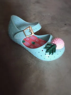 Г., детская обувь для девочек, новые сандалии с бантиком на резиновой подошве, украшенные бантом детский галстук-бабочка, лето с ароматом