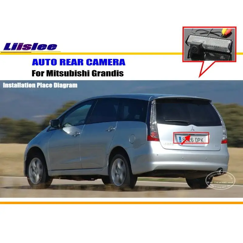 

Liislee Car Rear View Camera For Mitsubishi Grandis / Reverse Camera / HD CCD RCA NTST PAL / License Plate Light Camera