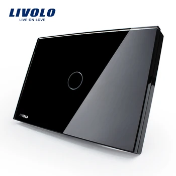 

Smart homeTouch Switch, Livolo Black Crystal Glass Panel,US Light Touch Screen Switch VL-C301-82, AC110~250V, LED indicator