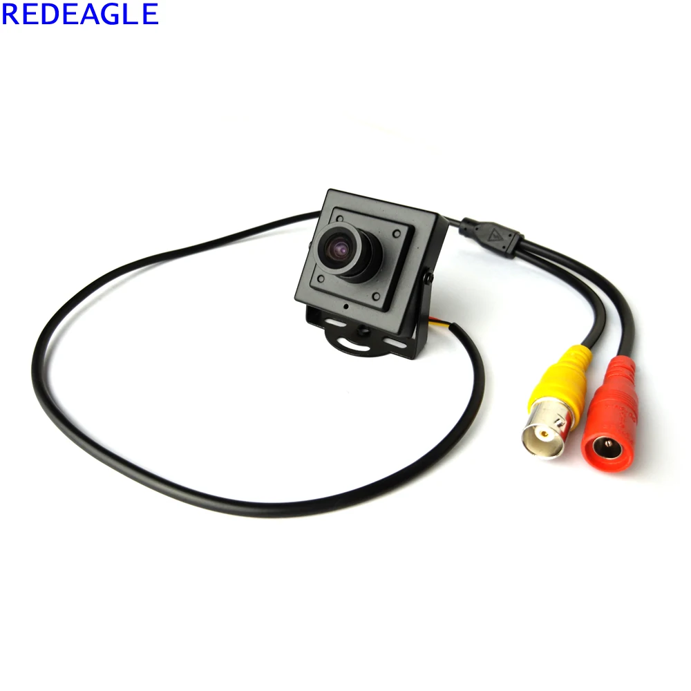 Камера видеонаблюдения REDEAGLE 700TVL CMOS проводной мини бокс с металлическим корпусом