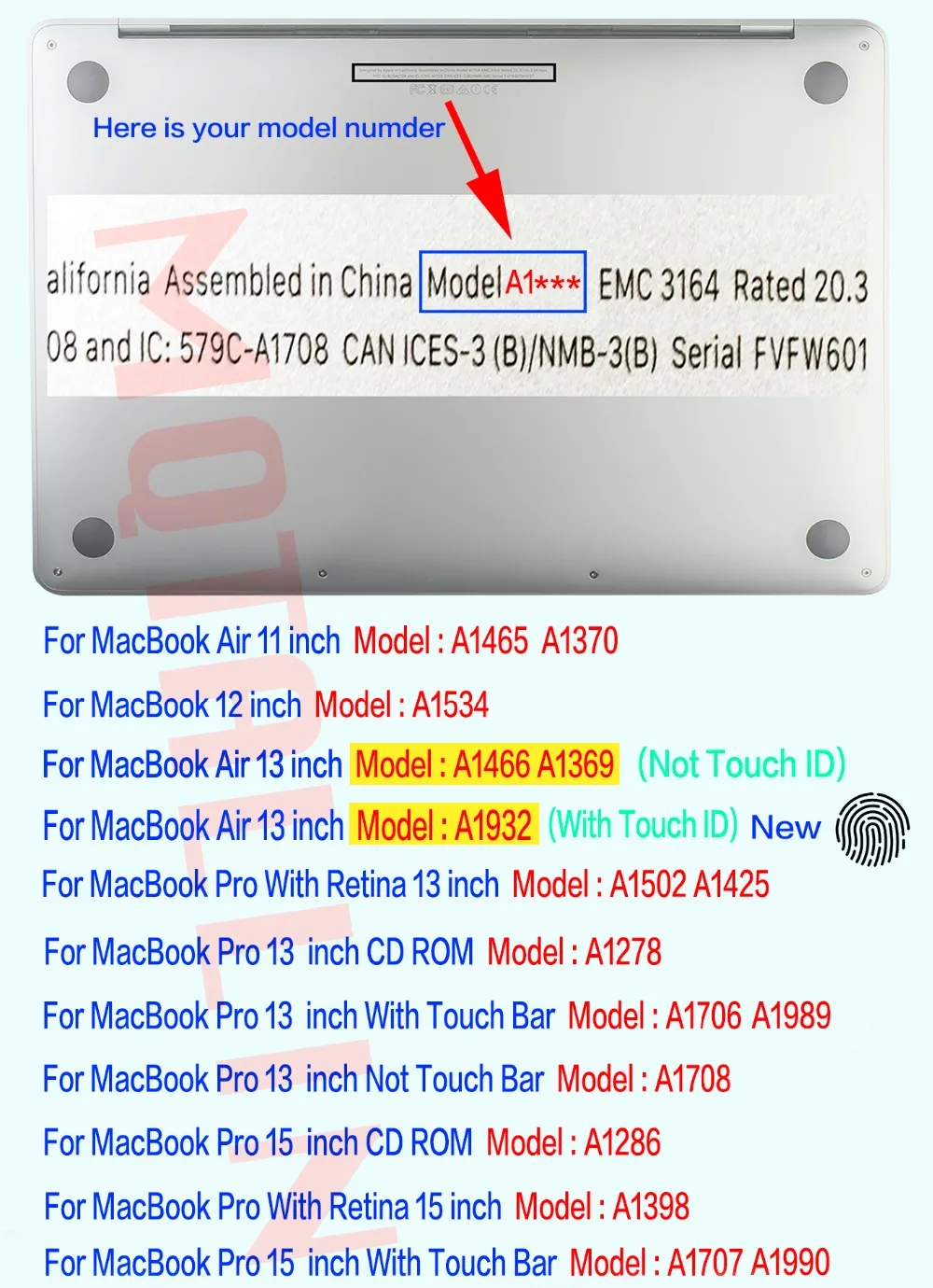 Новейший чехол чехол для ноутбука MacBook Air 13 Pro retina 1112 13,3 15,4 для MAC book Pro 13 15 дюймов с сенсорной панелью чехол