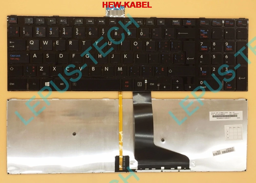 Оригинальная клавиатура CF CA для TOSHIBA S50 S50D S50T S55 S55D A L70 L70D с подсветкой|for toshiba|keyboard