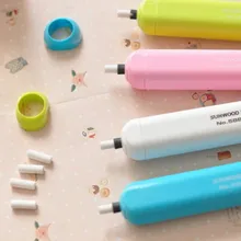 new Child electric eraser leather automatic battery operated rubber primary school students stationery as a gift for drawing