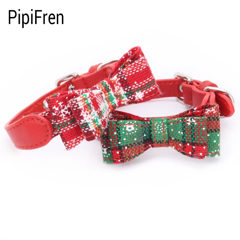 Pipifrien ошейники для маленьких собак выдвижной щенок животные рождественские