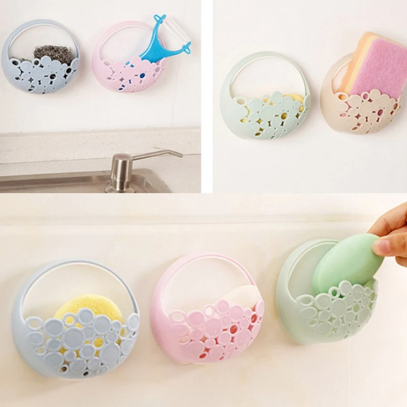 

Creative Fashion Powerful Suction Cup Soap Box Bathroom Simple Soap Box Wall-Mounted Drain Soap Holder