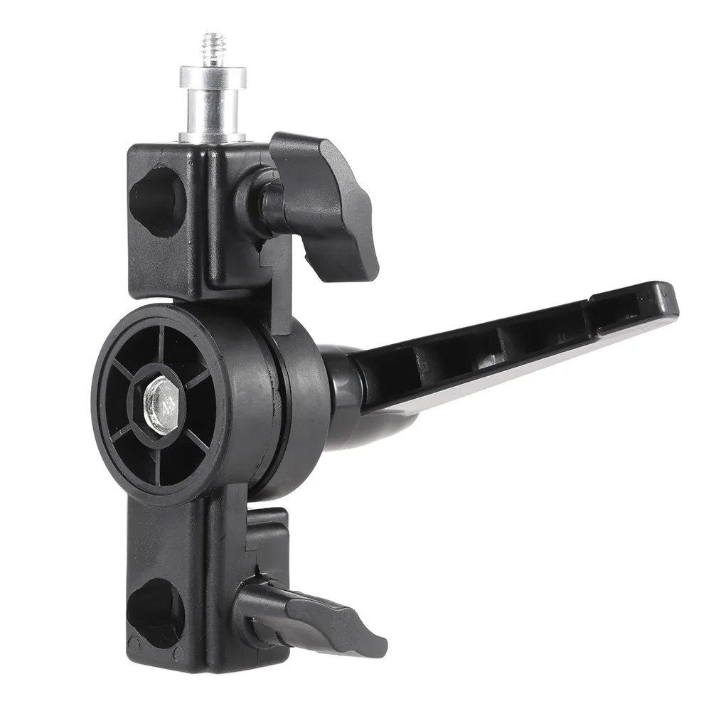

Swivel Adapter Speedlite Flash LED Light Stand Bracket Holder with 1/4" Screw Mount Photo studio Accessories