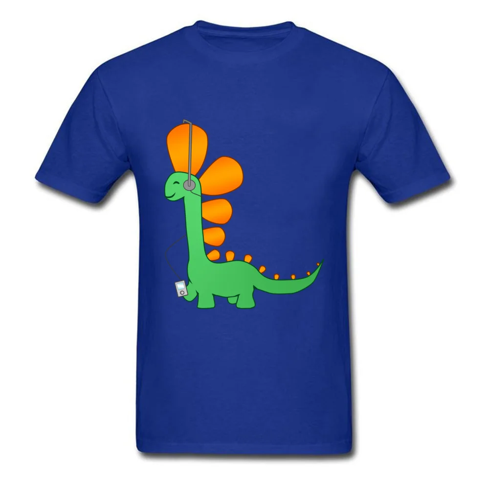 Lasting Шарм Hipster доисторических мелодии динозавр спортивные футболки для Для мужчин Мужской Забавный короткий рукав спортивная рубашка - Цвет: Blue