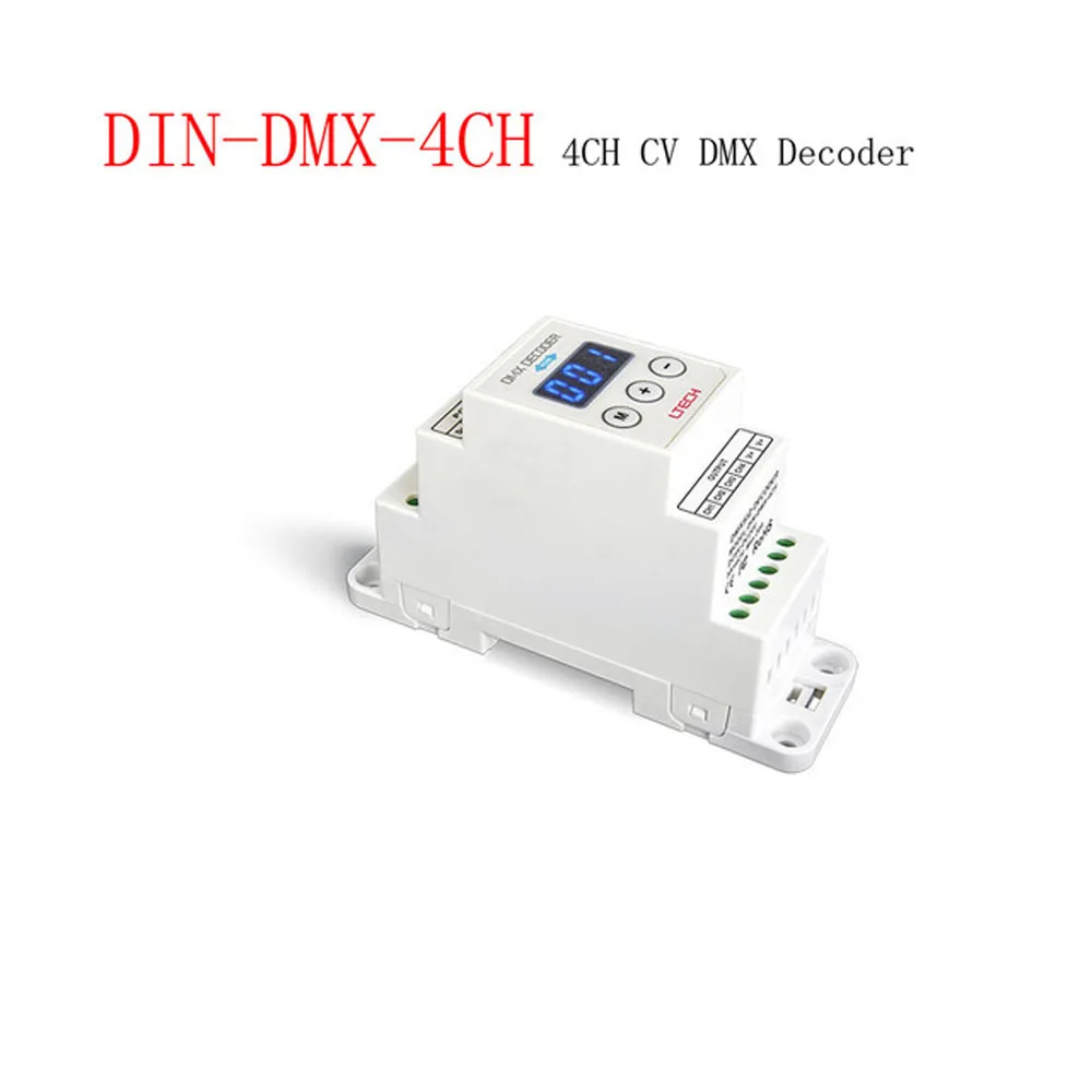 

LTECH Din-Dmx-4ch 4CH CV DMX Decoder Input Voltage DC5-24V