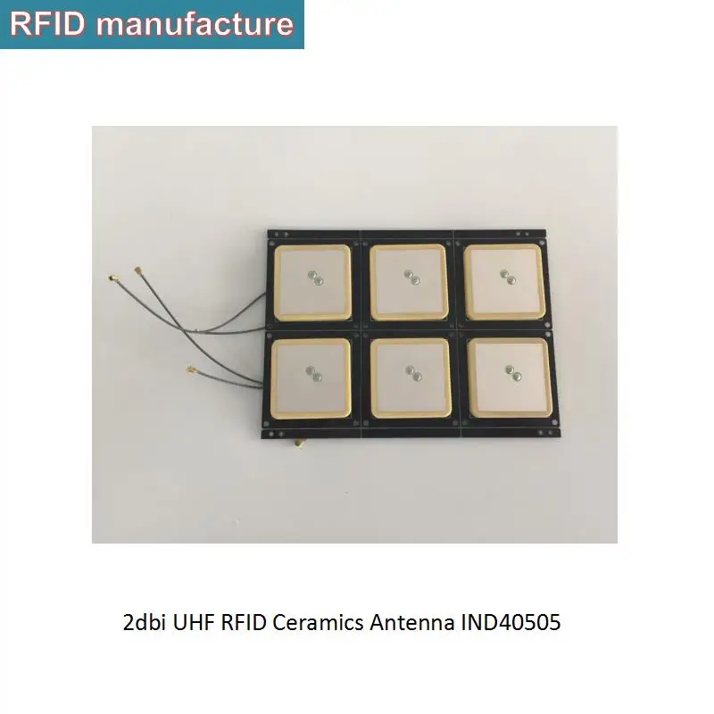 Пассивная мини 2dbi маленькая керамическая антенна rfid uhf работает с reader модуль