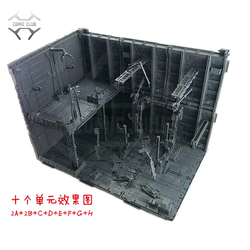 MECHANICAL CHAIN Machine Nest ACTION BASE Set for HG/MG/PG Gundam Transformers 