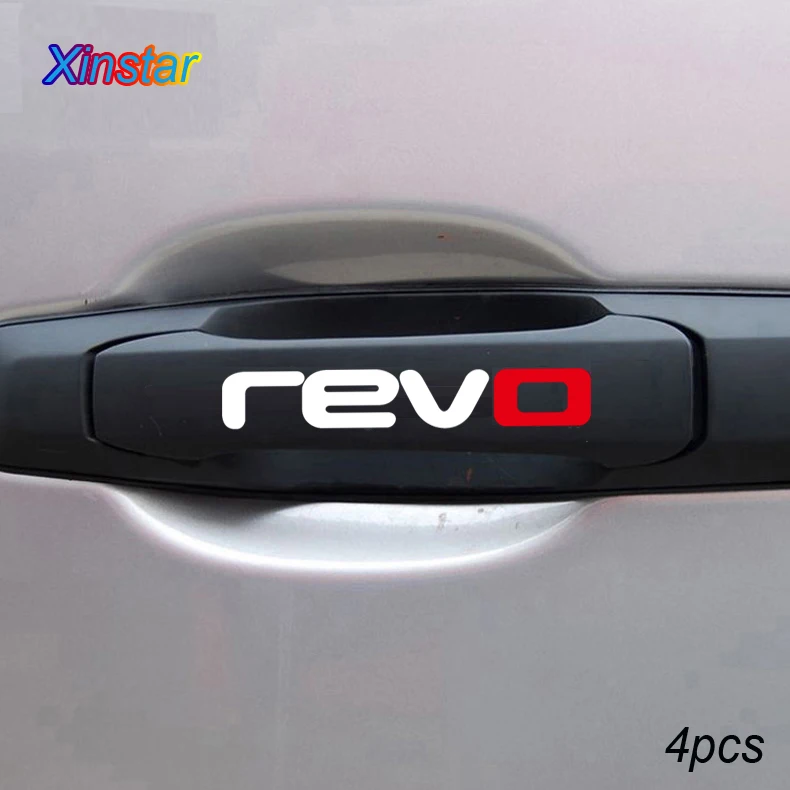 

4pcs KK Material REVO car door handle sticker for volkswagen golf 6 golf 7 polo Sagitar B6 R36 B7L CC Touran Passat