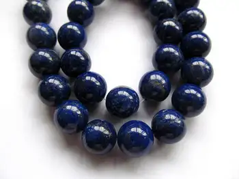 

wholesale 2strands 3-16mm Genuine (Natural)Lapis Lazulie Beads Round Ball Blue Gold Lapis Gemstone lapis beads