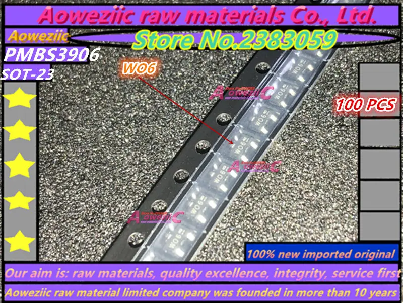 Aoweziic новая импортная оригинальная MMBT3904 W1A PMBS3906 WO6 MMBT4401LT1G MMBT4401 2X MMBT4403LT1G MMBT4403 2 T СОТ-23