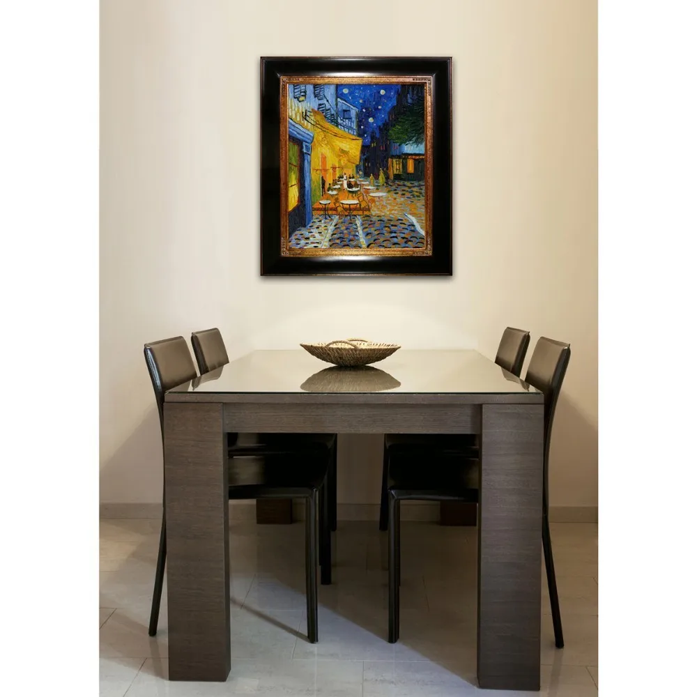van gogh painting cafe at night