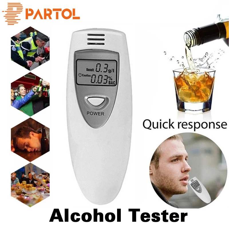 Partol المهنية فاحص نسبة الكحول في النفس شاشة الكريستال السائل حساسة للغاية الكحول اختبار التنفس جهاز اختبار شرب الكحوليات امان الطرق Partol المهنية فاحص نسبة الكحول في النفس شاشة الكريستال السائل حساسة للغاية الكحول اختبار التنفس جهاز اختبار شرب الكحوليات امان الطرق