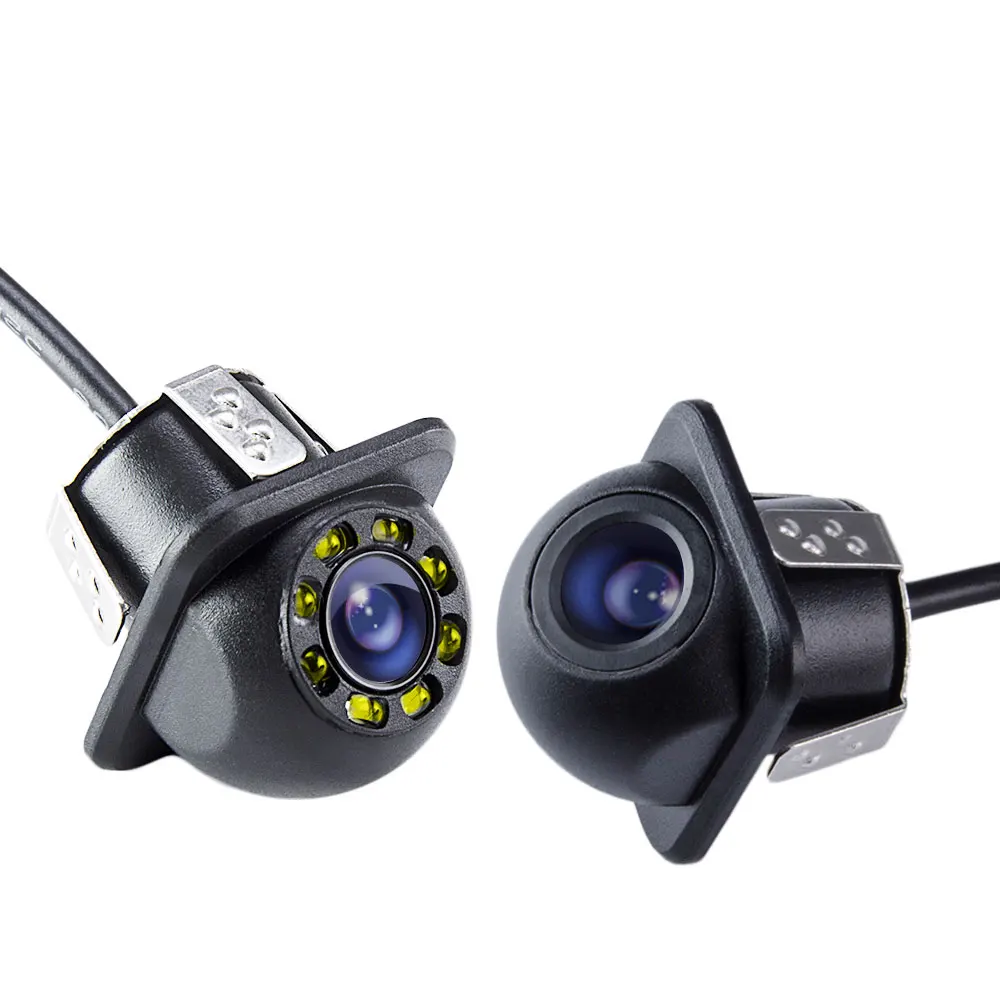 

Mini Waterproof Car Parking Assistance Reversing Back Rear View Camera HD Wire Car Rear View Camera With or Without LED