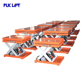 

Fixed lifting and revolving stage platforms