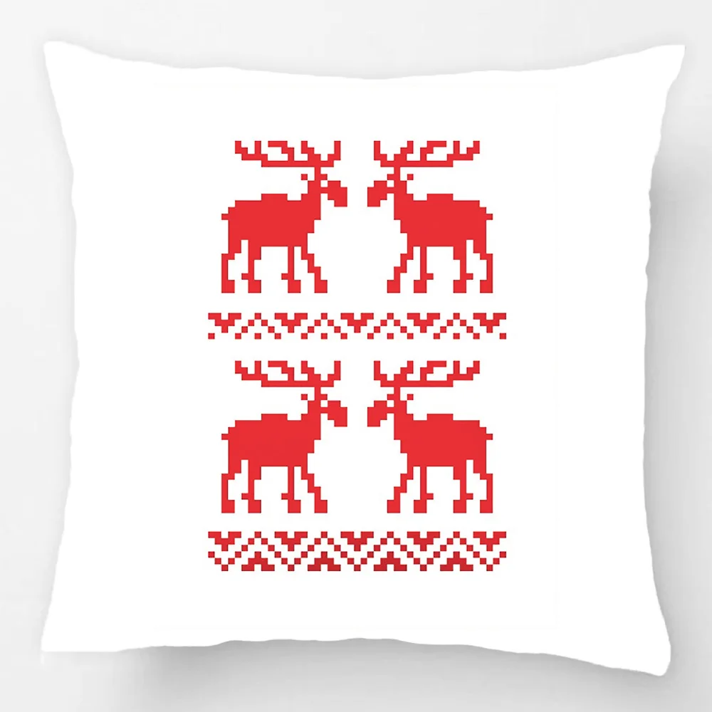 Ugly Christmas Sweater Qr Code Happy New Year Throw Pillow Case Decorative Cushion Cover Pillowcase Customize Gift For Sofa Seat | Дом и сад