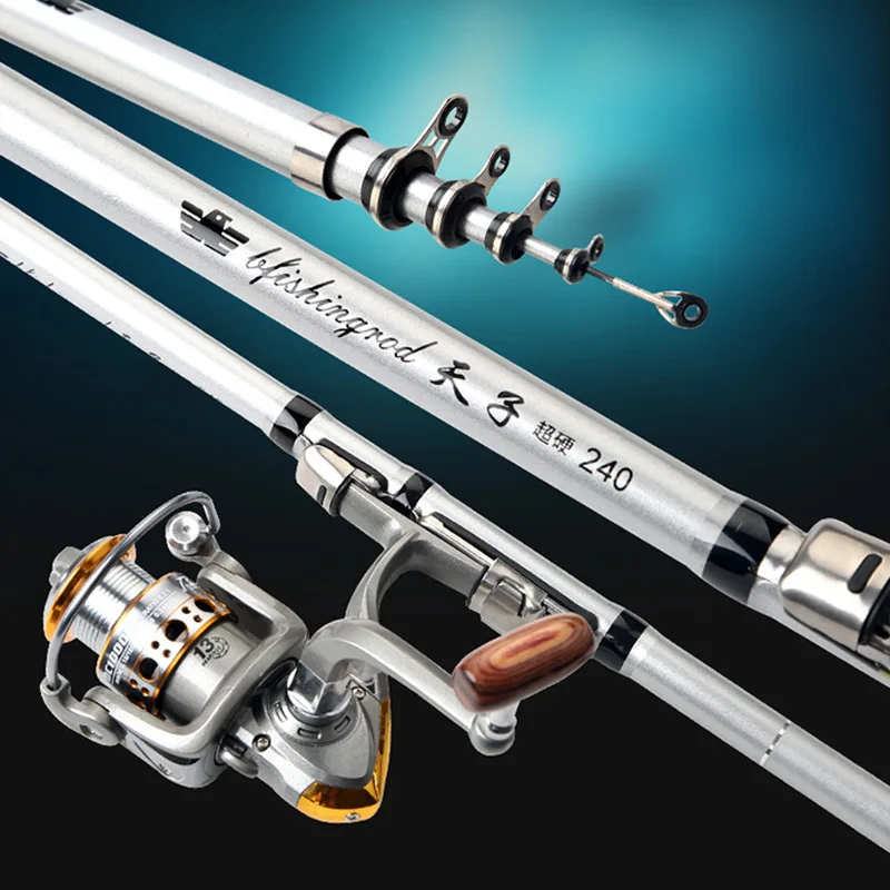 

2019 Design Rock Fishing Rod Carbon Fiber Telescopic Fishing Rods Fishing Pole free shipping