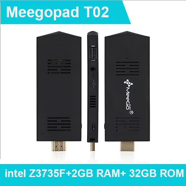MeegoPad T02 intel compute stick PC Stick PC Mini Desktop PC Pre-installed Windows 10 Home Version