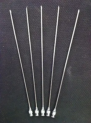

5pcs Stainless Steel Syringe Needle Dispensing Needles 2.0x150mm