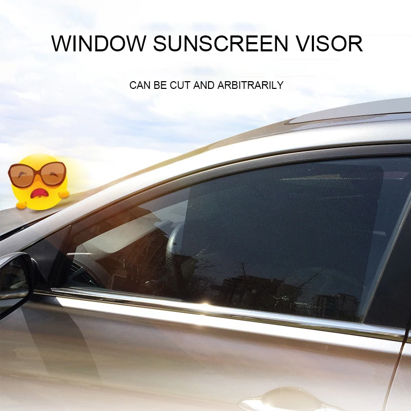 2 шт./1 пара авто тонировка для окон автомобиля Солнцезащитная пленка боковое окно ПВХ защитный чехол солнцезащитный от комаров защита от пыли автомобильные чехлы