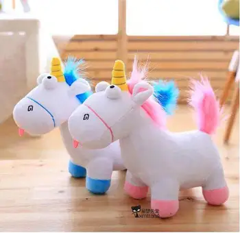 

35cm Cute unicorn plush stuffed toys unicorn doll child gift pink and blue