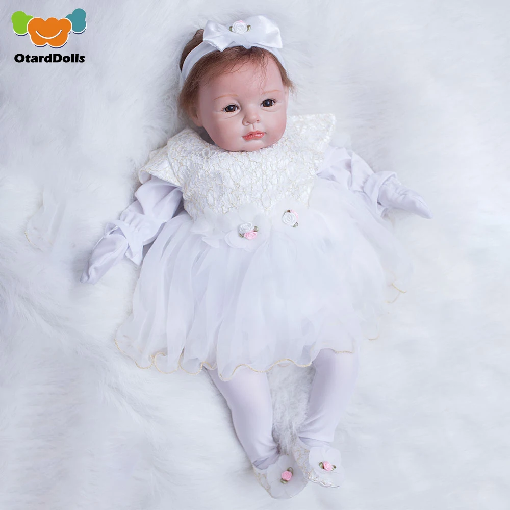 OtardDolls reborn baby toy dolls 2" 55 см мягкие силиконовые виниловые reborn baby красивые куклы для девочек bebes reborn play house toys